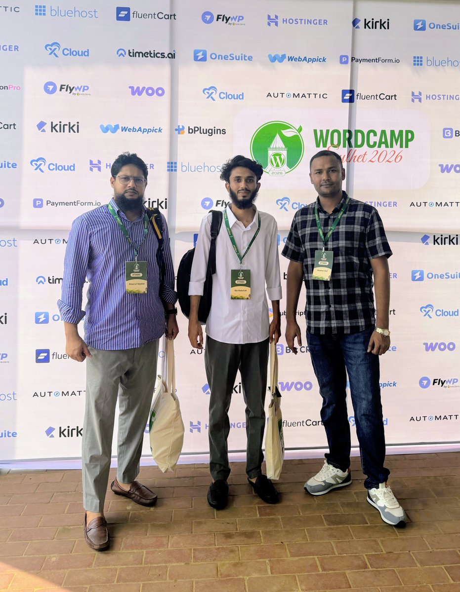 MD_Abdullah360's tweet photo. A great day to learn, connect, and meet amazing people at WordCamp Sylhet 2026. 💚

#WordCampSylhet #WordCampSylhet2026 #WordPress #SUST #TechCommunity https://t.co/1kQqnZdeht