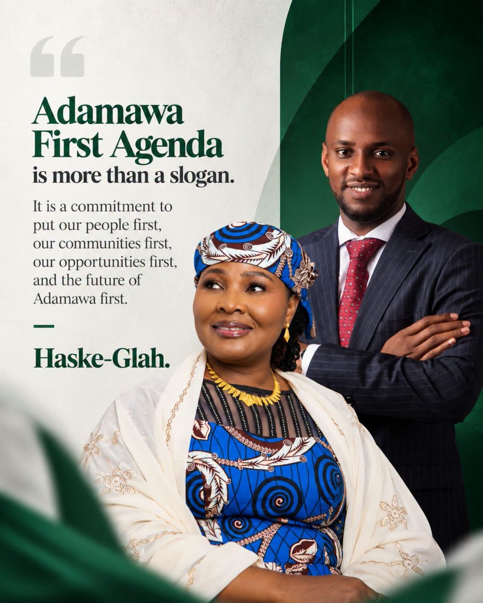 DalhartBin's tweet photo. Haske–Glah represents a different approach: leadership that listens, leadership that serves, and leadership that puts Adamawa’s interests first.

The time for action is now. Let’s demand leadership that puts Adamawa first.

#haskeglah2027 #Adamawafirst #APM

✍🏻Senator (TG) https://t.co/6rvDrexMcN
