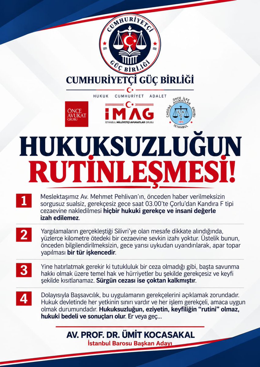 ist_mag's tweet photo. Hukuksuzluğun Rutinleşmesi! https://t.co/YCIyJL6nhz