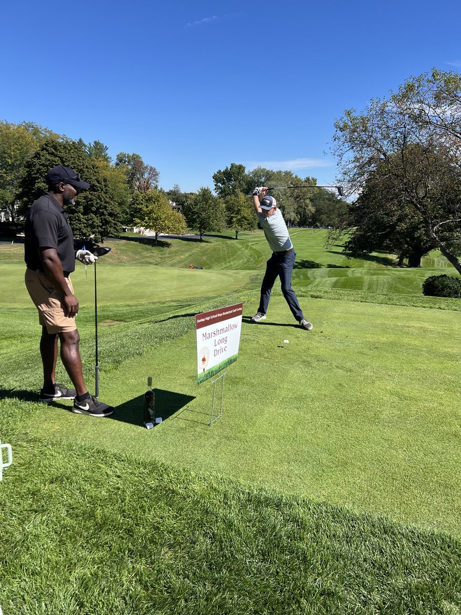 DunlapBoysBball's tweet photo. A big thank you to the Country Club of Peoria, participants, donors and sponsors! The inaugural Dunlap Boys Basketball Outing was a great success. We look forward to seeing all of you at our games this winter! Go Eagles! 🦅🏀📈 https://t.co/qLSwjkeJ0b