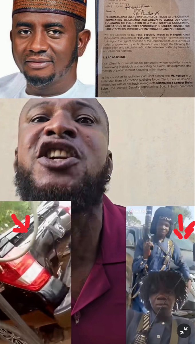 Dee_9889's tweet photo. The same hilux car found in the house of Senator Shehu Buba was also found in the bush with bandit…

Yet @OfficialDSSNG is quiet
We are watching… https://t.co/Hy0tgecSPD
