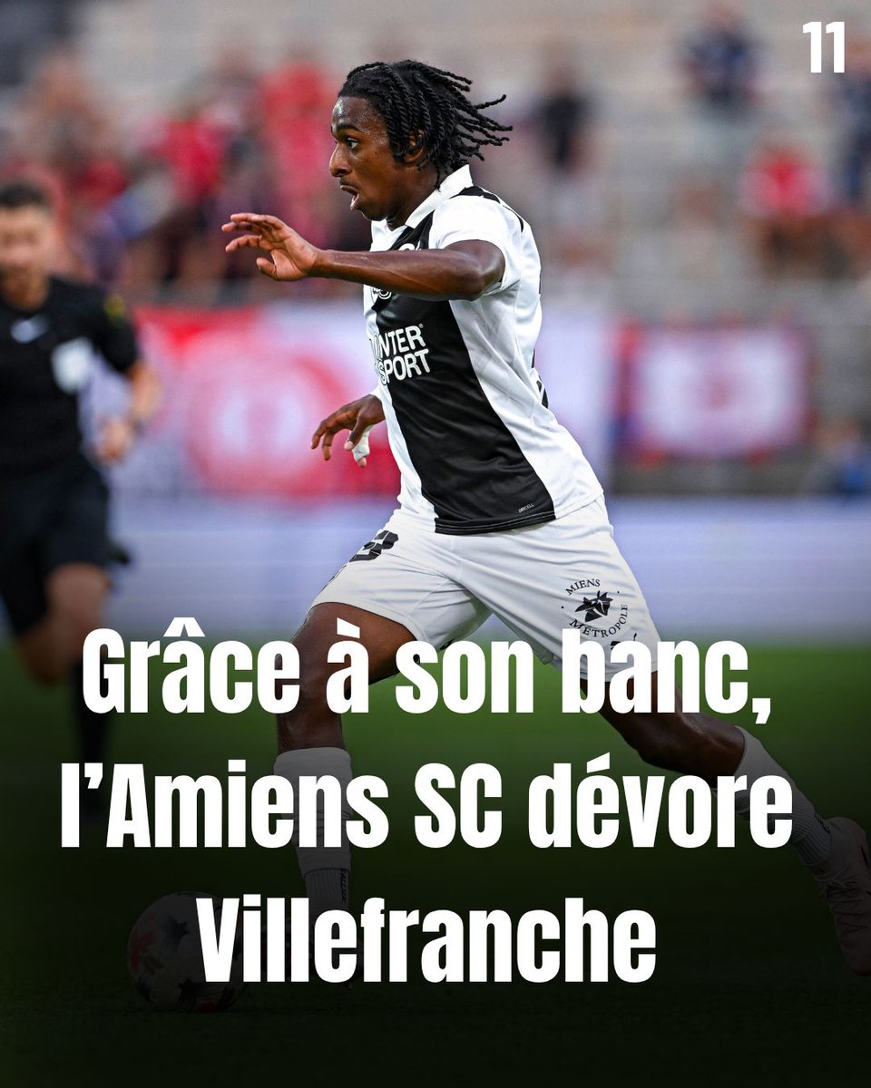 le11amienois's tweet photo. Ligue 3 : Porté par ses remplaçants, l'Amiens SC fait plier Villefranche ! ✅️ 
Face à la lanterne rouge caladoise, les Picards ont dû s'employer pour l'emporter (3-0)
👉 Le résumé complet de la rencontre : https://t.co/aSckLFkeTf 
#AmiensSC #Villefranche https://t.co/RNVFAb4QbN