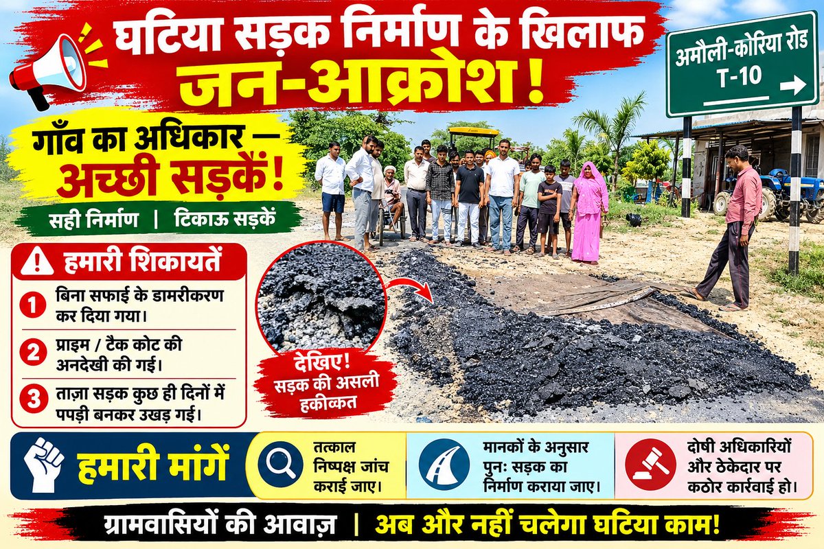 Blockamauli's tweet photo. @dmfatehpur 
@PMGSY_NRRDA 
@myogiadityanath 
@PMOIndia 
अमौली कोरिया रोड फतेहपुर https://t.co/j7Ye7CKd2i