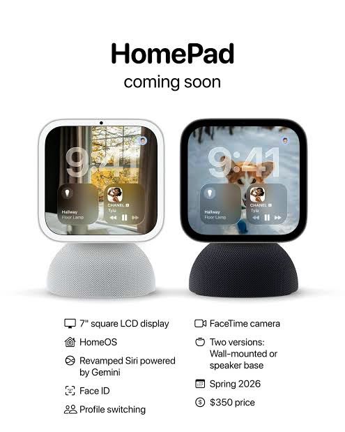 iem_k_run's tweet photo. Apple is entering the smart-home game🏠

But honestly…

Would you actually buy an Apple smart-home hub? 

Or is your iPhone already enough?

Yes / No 👇 https://t.co/2ibewdOJH2