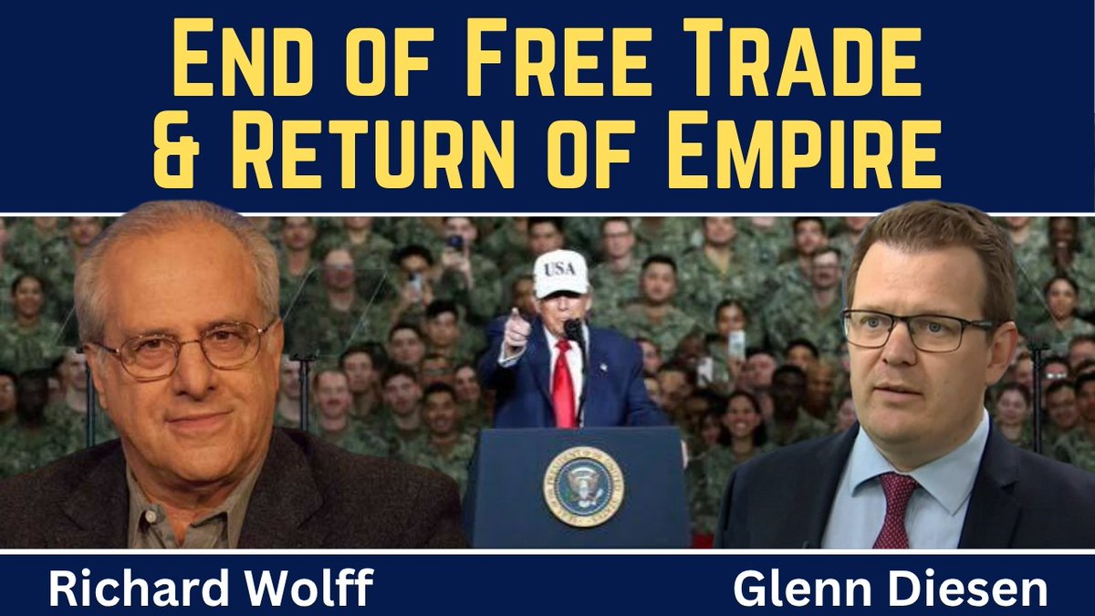 Glenn_Diesen's tweet photo. Richard Wolff: End of Free Trade &amp; Return of Empire
https://t.co/no85qQu2kh https://t.co/qf6uLlDLpE