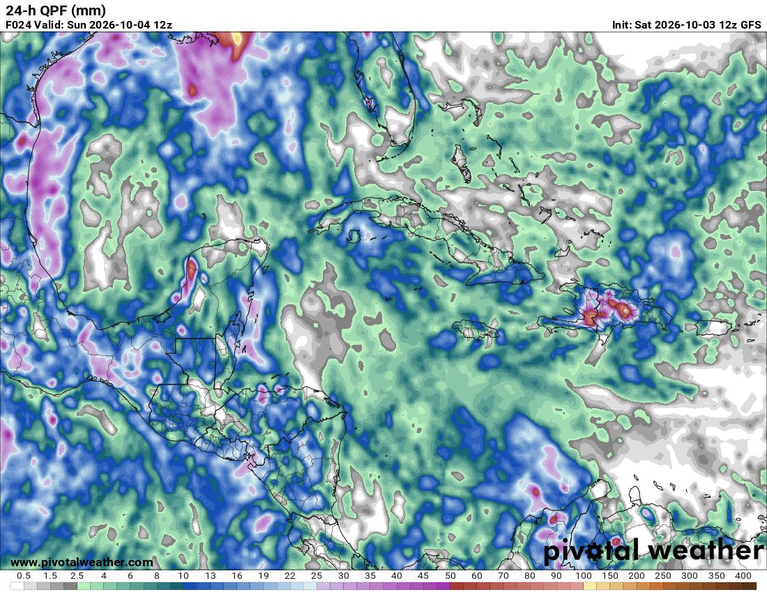 ClimaenGuate's tweet photo. ⚠️⚠️⚠️ Este sábado se espera un incremento en el ingreso de humedad y el colapso de los vientos cortantes lo que aumenta gradualmente el potencial de lluvias en varios sectores del país, con mayor probabilidad en el sur, centro, occidente y norte del país, algunas de larga duración. No se descartan desde el mediodía en adelante o antes. 

Un sistema de baja presión podría formarse al suroeste de las costas pacíficas de Guatemala y aunque se alejará hacia el oeste, favorecerá mayor ingreso de humedad en los próximos días. 

Atentos