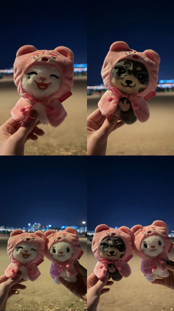 mtwsei's tweet photo. 被り物交換会🍀
ベリゴムのマントかわいい♡
個人的にはニット帽の쪽とタルギの햇피が似合ってて可愛い🪼⚽️🍓

#TWIMI #트위미 https://t.co/GVlFsiwwBj