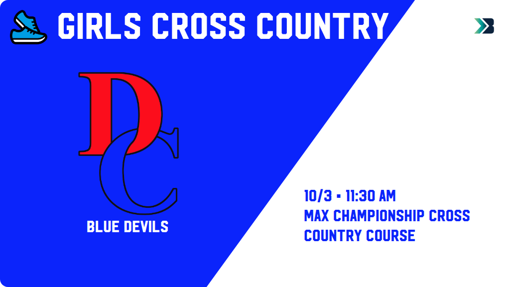BlueDevilXC's tweet photo. Girls Cross Country (Varsity) Meet Day! - Check out the event preview for the Davenport Central Blue Devils. It starts at 11:30 AM and is at Max Championship Cross Country Course. https://t.co/ClRkYreZFz