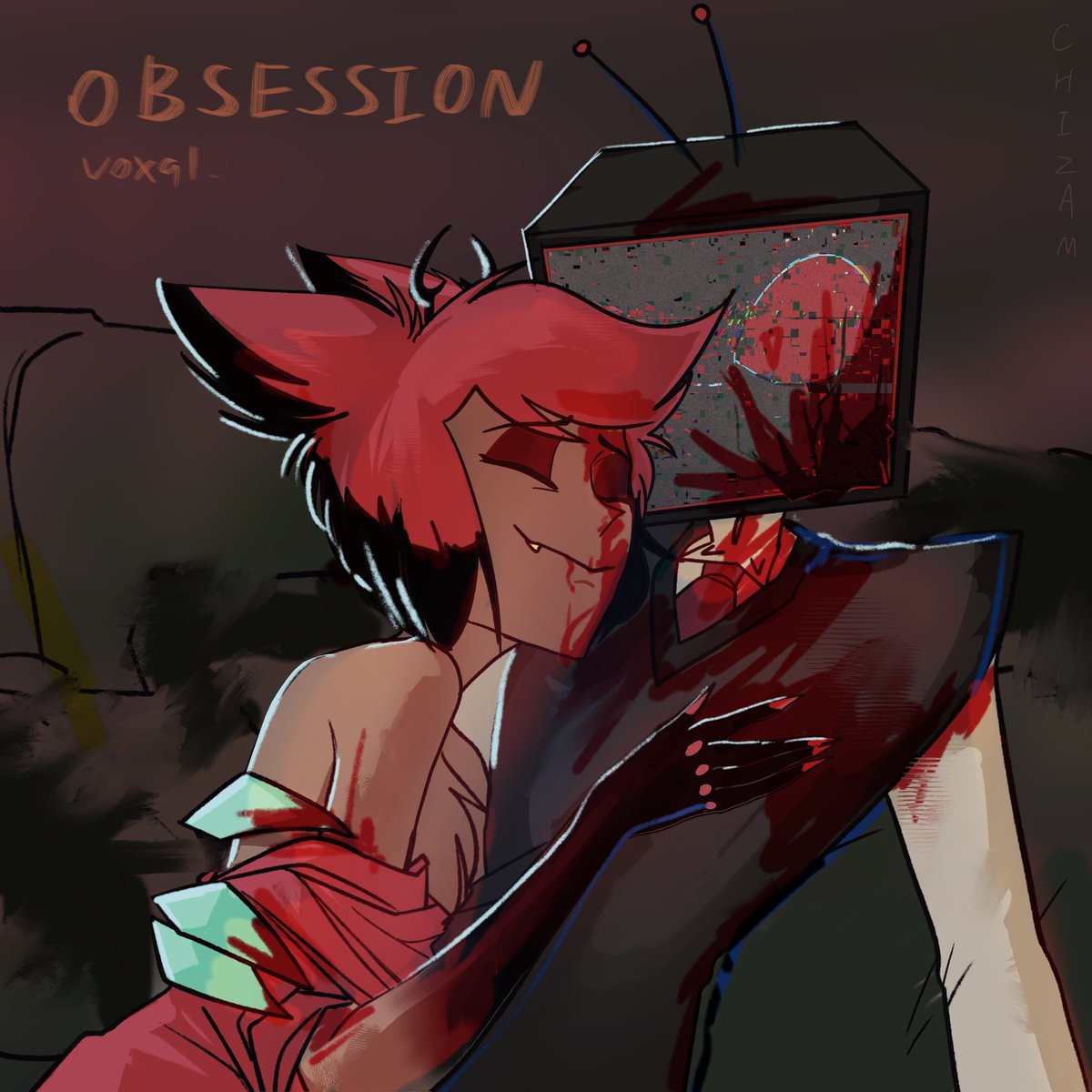 chizamonday's tweet photo. obsession but hazbin hotel  #voxal #radiostaic https://t.co/jqV6TbtZ2m
