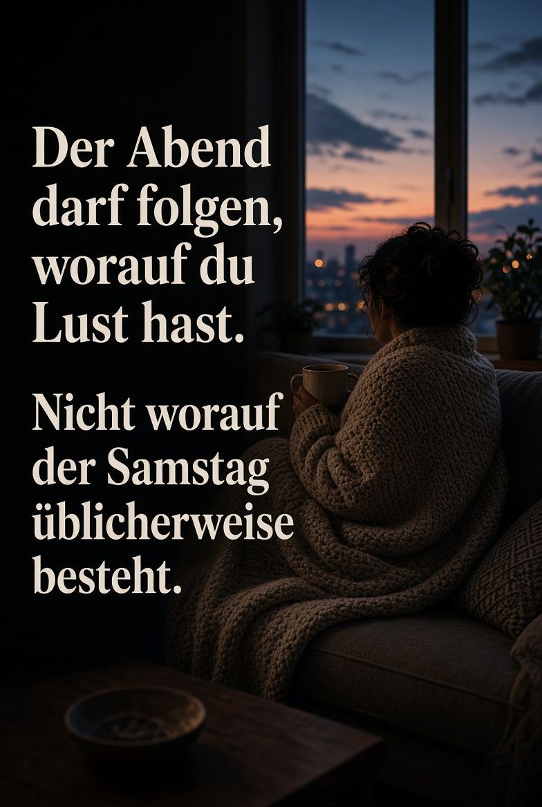 AlexBeierlieb's tweet photo. Der Abend darf folgen, worauf du Lust hast. Nicht worauf der Samstag üblicherweise besteht. https://t.co/ht6qCQHzkX