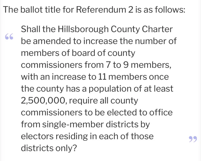 Referendum 2 of hillsborough county.