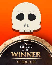 RuneFest's tweet photo. 🎨 Bringing our favourite worlds to life in their own wonderful ways, these artists have given us so much to celebrate this year!

Here are our winners...🥁
Evergreen for Best RuneScape Artist
@theskulled for Best OSRS Artist
@MissyTheBaker1 for Best Dragonwilds Community Artist https://t.co/uAUJ8SBURG