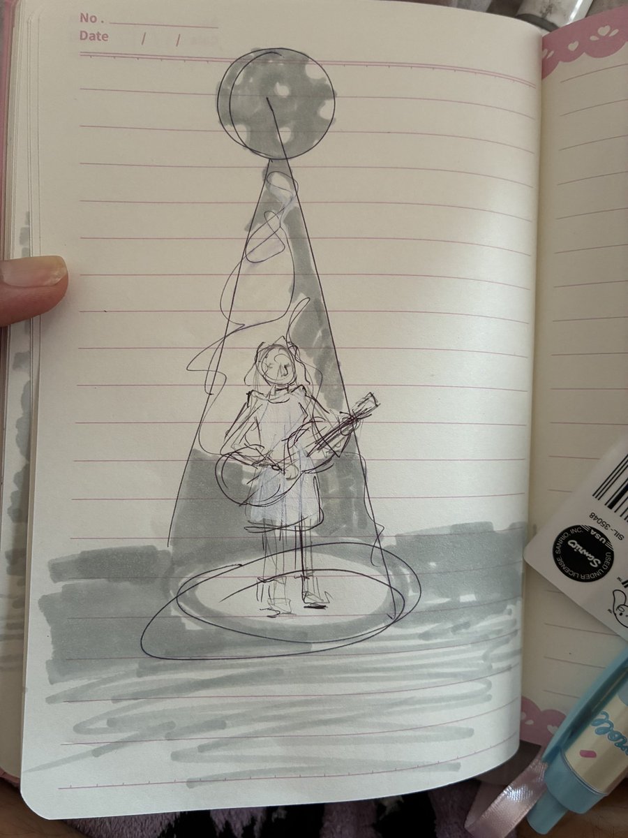 chai_penguin's tweet photo. Yes I listened to smoke signals live and drew this live as well #phoebebridgers #losttour https://t.co/Wi1ng0fgwy