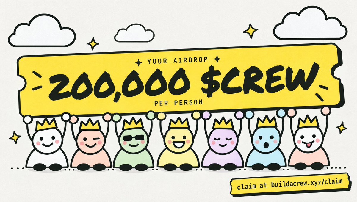 BuildACrewHQ's tweet photo. 200,000 $CREW to Claim 

Remaining spots will be chosen through an application on our website (bio) only. 

Comment here when completed. 

This is your last chance. https://t.co/ID7RjqEKHG