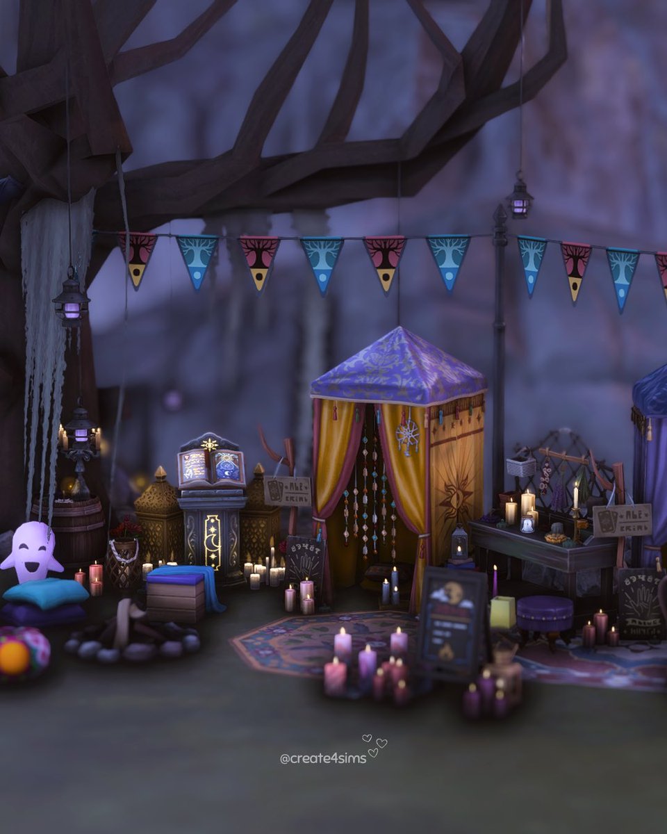 create4sims's tweet photo. Spooky season is coming to my save file! The next update will feature Forgotten Hollow &amp; Moonwood Mill🍂

Forgotten is becoming a small town built around its old vampire legends, while Moonwood Mill will be a secluded werewolf only community. 

Release planned before Halloween! https://t.co/nPuUZhTzul