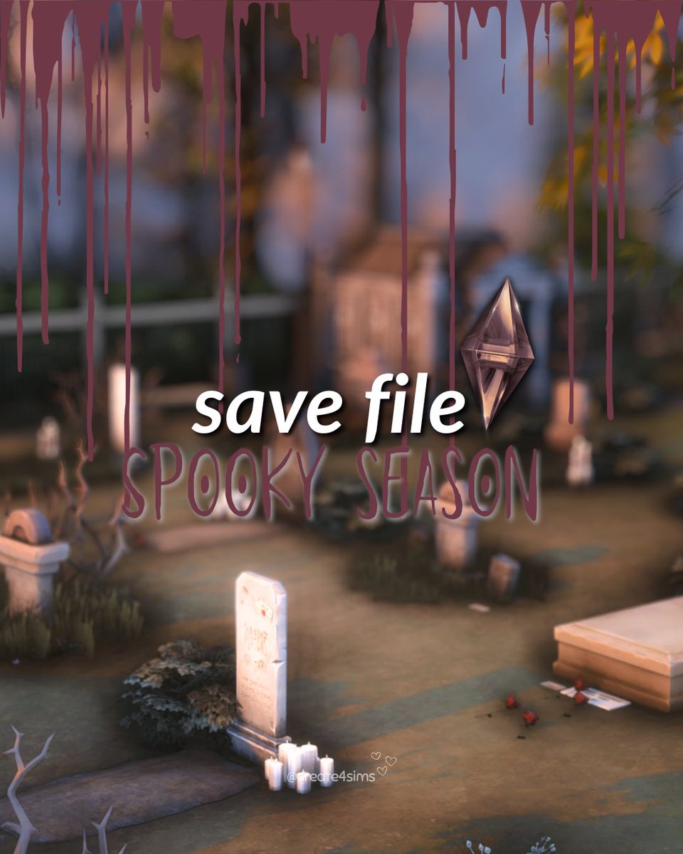 create4sims's tweet photo. Spooky season is coming to my save file! The next update will feature Forgotten Hollow &amp; Moonwood Mill🍂

Forgotten is becoming a small town built around its old vampire legends, while Moonwood Mill will be a secluded werewolf only community. 

Release planned before Halloween! https://t.co/nPuUZhTzul