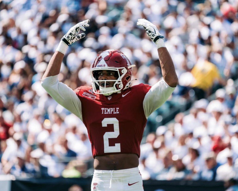 MusaWittingburg's tweet photo. #AGTG I am Blessed to Receive My 1st Division 1 Offer from Temple University #TempleTuff @CoachAhmadTUFF
@Temple_FB @Baj_Blitz @COACH_JAKES
@EOJagsFootball @TheUCReport
@247Sports @on3 @RivalsRichie @RivalsFriedman @BrianDohn247
@SWiltfong @ChadSimmons_ @CKennedy247 @On3Richie https://t.co/MGodbIKBak