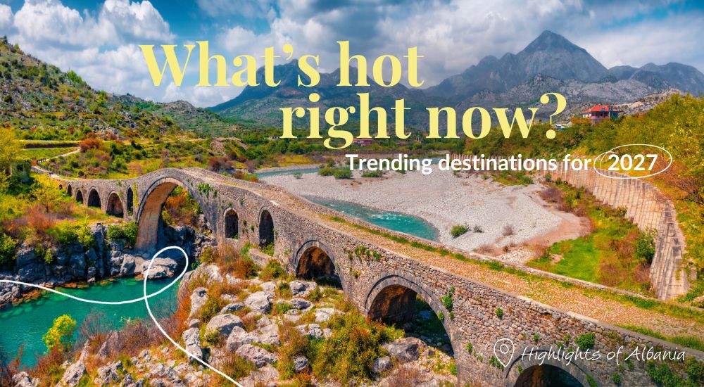 STWWMT's tweet photo. One of 2027's rising destinations? Albania! Experience the Highlights of Albania tour and uncover Europe's best kept secret. Will this be your next adventure? #ExploreWorldwide #AlbaniaTravel #OffTheBeatenPath https://t.co/Z1vfEbfQHS