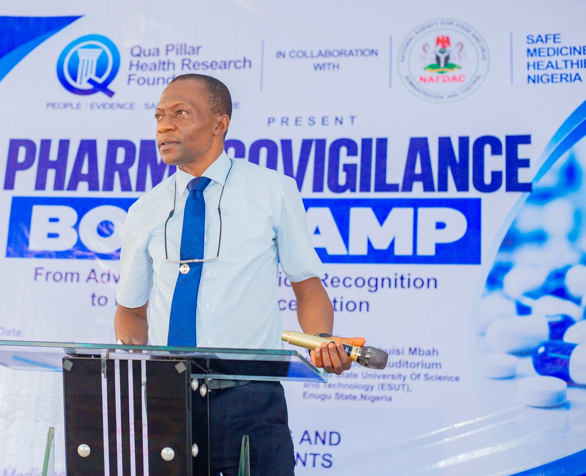 qphrf's tweet photo. Together, we are building capacity for safer medicines.
#QPHRF #NAFDAC #ESUT #Pharmacovigilance #PatientSafety https://t.co/SbudhqMn64