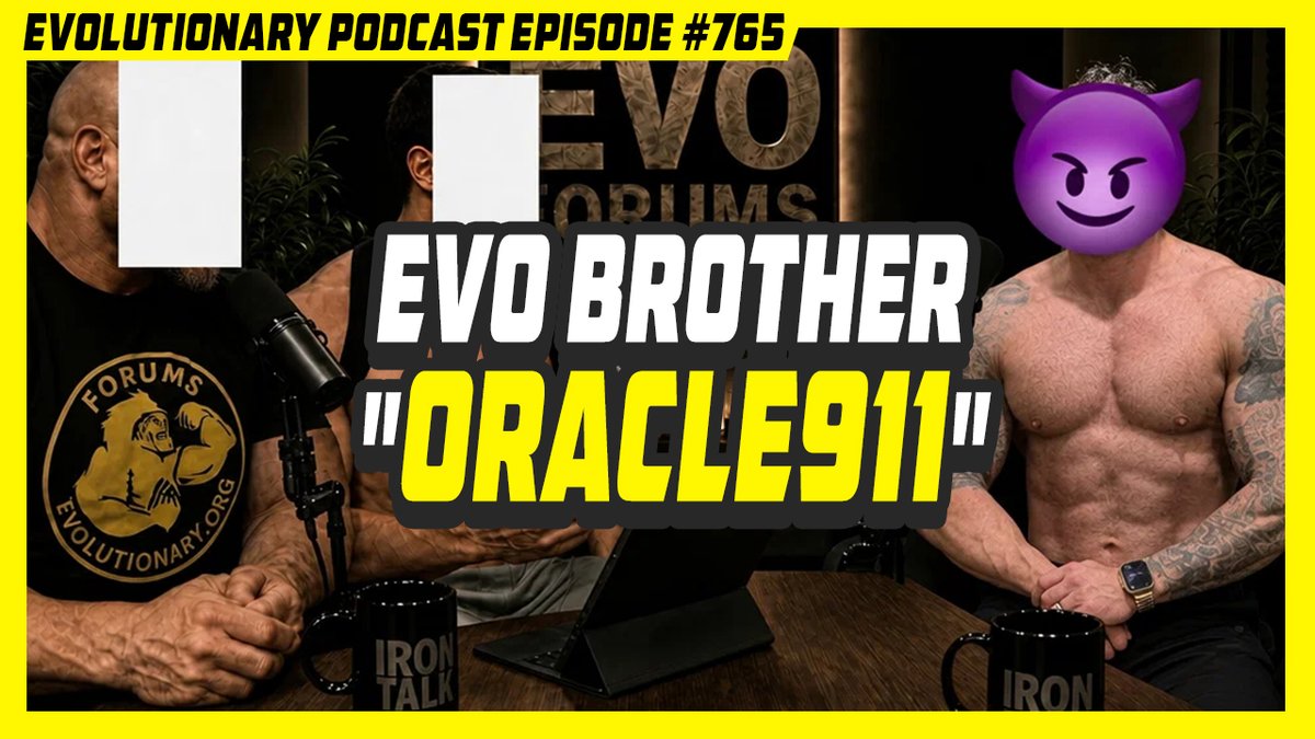 EvolutionaryPo's tweet photo. https://t.co/QMYdlMVhyQ 765 - EVO Brother "Oracle911"

https://t.co/JGOqd5lfNy

https://t.co/AHOz7ySaHO 

https://t.co/DYBG9q4rVB

https://t.co/rAyq5FfXm9

#evolutionarypodcast #evolutionaryorg #bodybuilding #steroids https://t.co/TIo1PCmkce