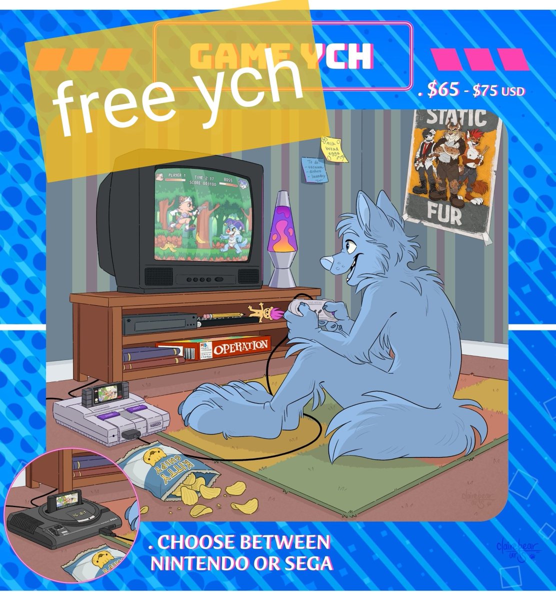 clairebearart's tweet photo. Free YCH

1 winner (end in 4 days)

The winner will either receive this ych or a trip to Hawaii, I haven't decided on the prize yet

Rules: 

.follow my acc 
.rt and ❤️ the post 
.comment "Sario" or "Monic"

If you are interested in a slot check this link

https://t.co/0Gf9fZEUGs https://t.co/u5CRhzykRb