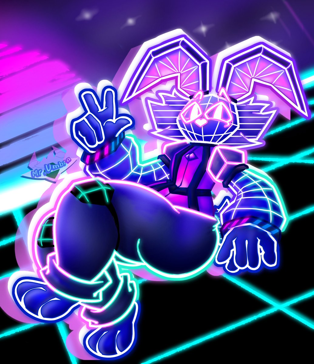 mrumbra_art063's tweet photo. Commission for a friend 
#vaporwave https://t.co/h1kc72fpUP