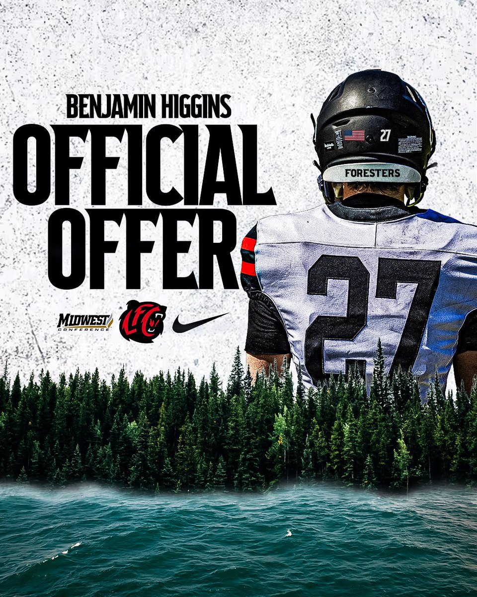 BENJAMINH714's tweet photo. After a great conversation with @CoachMW_51 I am blessed to receive an offer from Lake Forest College ⚫️🔴 #AGTG
@CoachPoe1914 @DeSmetFB @JHMerrittJr @LFCollege https://t.co/nXGEPOp0wJ