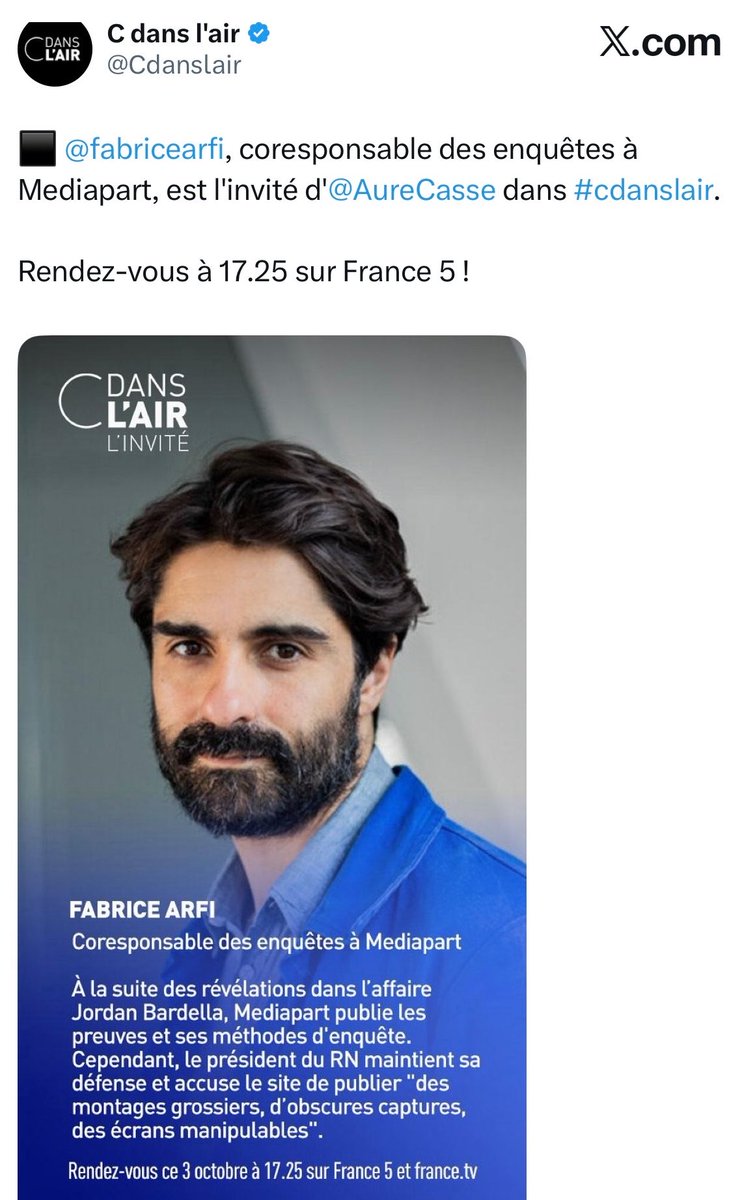 DestinationTele's tweet photo. "C dans l’Air" est produit par Matthieu Pigasse et Xavier Niel

Non seulement ils se servent du service public pour matraquer le RN depuis 3 jours, mais en + France TV leur verse… 120M€ par an

Rigolez pas, c’est avec votre pognon ! https://t.co/DOdzSkQxzJ