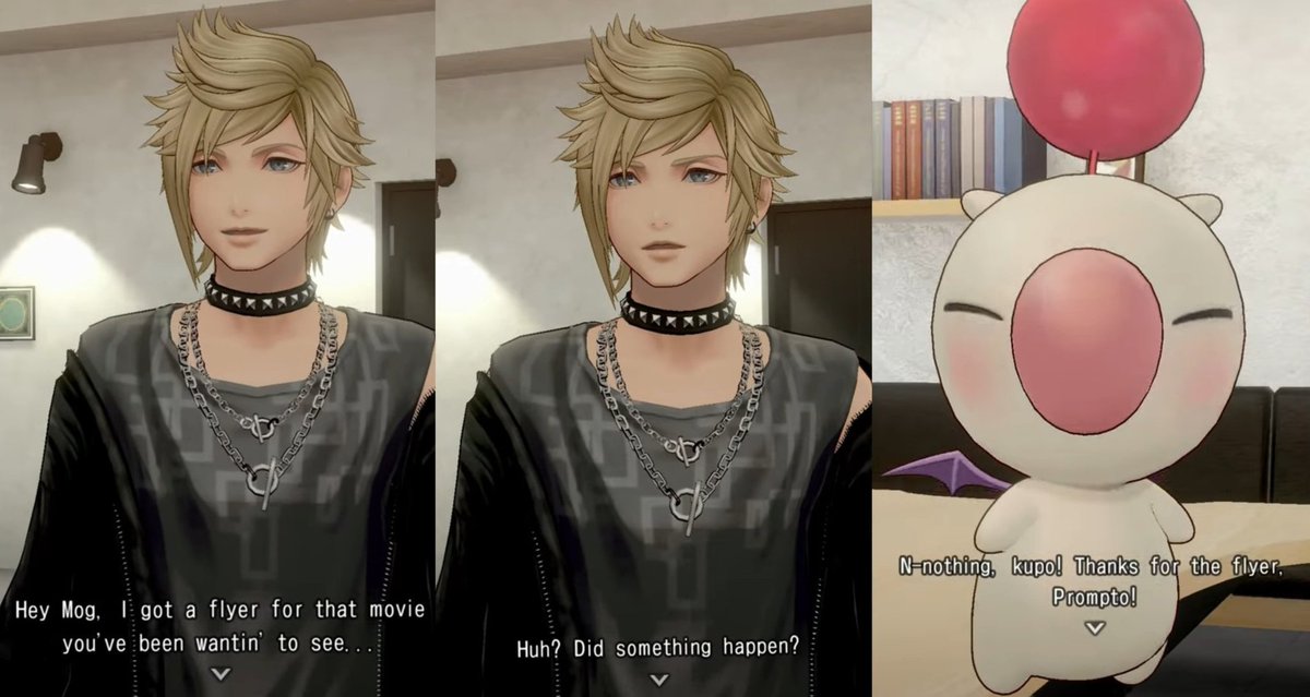 MisamiMisao's tweet photo. love Prompto and his kind heart so unbelievably much ❤️‍🩹 https://t.co/OuN1wnZx7X