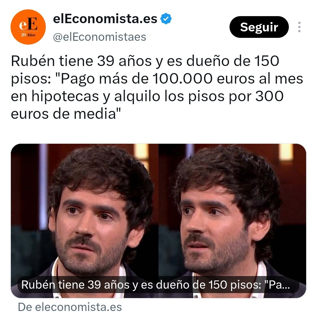 Klkautsky1's tweet photo. Rubén Colón de Carvajal y Millán Astray, que es su nombre completo,  heredó 150 pisos del yayo, el mister Potato de la Legión, que los robó torturando y fusilando a miles de republicanos.
Rubén se bufó 50 pisos en coca y putas en 5 años, y con los 100 que le quedan..

SOBREVIVE. https://t.co/mm6ZzIFwi3