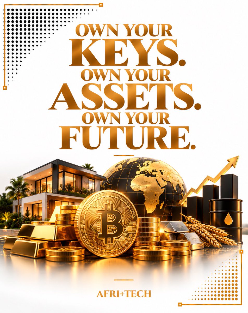 afri_tech123's tweet photo. Own your keys. Own your assets. Own your future. 🔐₿
#AfriTech #Crypto #Web3 #DigitalOwnership https://t.co/VCON6LLaPf