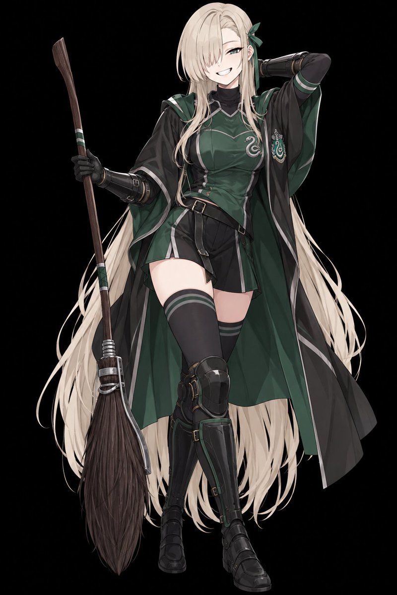 iagoenjapon's tweet photo. 🐍🧹

 #Malfoid #マルフォイ #bluearchive #asunaichinose #slytherin https://t.co/OR3KExEjpS