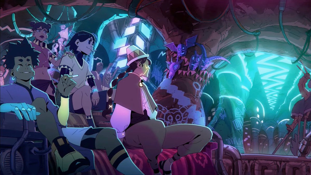 NoaxhBIT's tweet photo. there's this animated pilot from argentina dropping tomorrow. it's called Electro Andes and in simple words it's basically incan cyberpunk. not only is the animation really good, it'll even have an english dub.

again, it's dropping TOMORROW. https://t.co/iFJ2mT4BZa