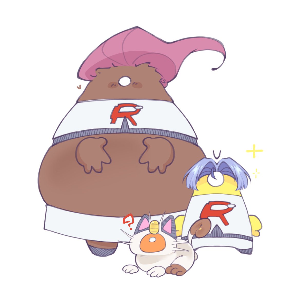 MinhLoLem1008's tweet photo. The only things that caught my eye were Brown and Yellow, they’re both looking good and adorable 
#amongusseries #amongusshowfanart #amongus
#DumArtAU https://t.co/KefTWSBwpJ