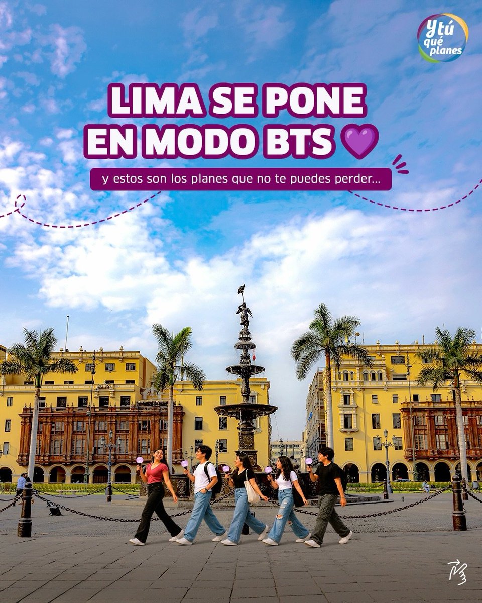 bts_peru1's tweet photo. 💜 Lima se pone en modo BTS

Y tú qué planes, @ConoceelPeru incluyó paradas de #ROADTO7 en su post de IG✨

🚁 Show de drones para BTS
📍 Costa Verde | Jueves 8 de octubre, 8 PM.
👀 Puedes verlo desde el Puente de la Paz o el Parque Bicentenario

🎨 Crea, pinta y expresa tu pasión en el MALI
📍 MALI
📅 Sábado 3 de octubre: crea tu pin | 3 a 5 PM
📅 Domingo 4 de octubre: taller de acuarela | 3 a 5 PM  ⬇️

#BTSPeru #PlanesenLima