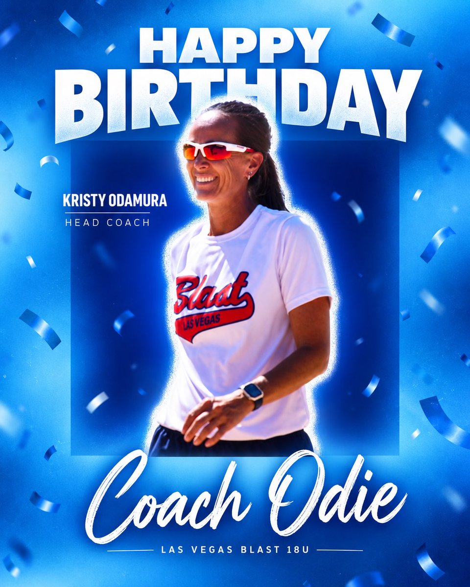LasVegasBlast's tweet photo. Happy Birthday to our 2x Olympian Head Coach and Organization Leader, Kristy “Odie” Odamura https://t.co/Wyd1z0ZJ99