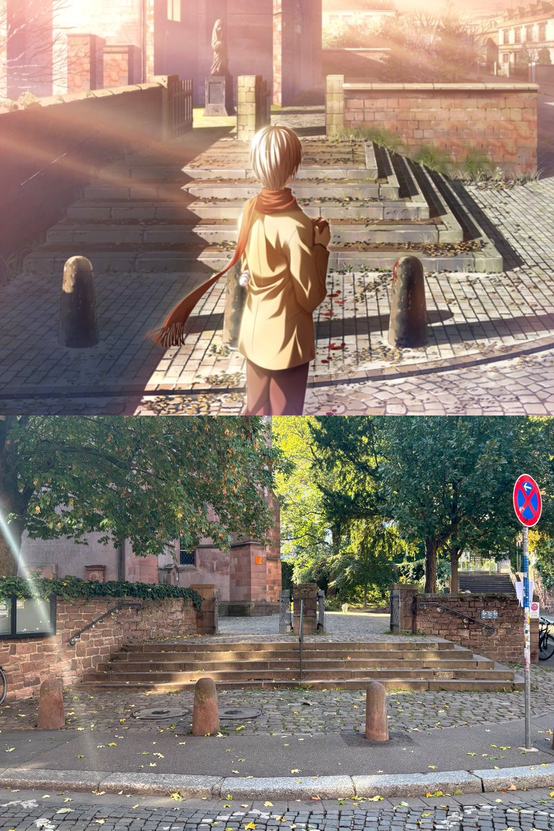 HYR8186's tweet photo. ドイツ🇩🇪ハイデルベルクにて、minoriの『ef』の聖地巡礼をしてきた！
雨宮優子がいた教会を見られて満足。街並みがめちゃめちゃ綺麗で、聖地関係なく良い場所でした。 https://t.co/kTW9Fj0Y8m