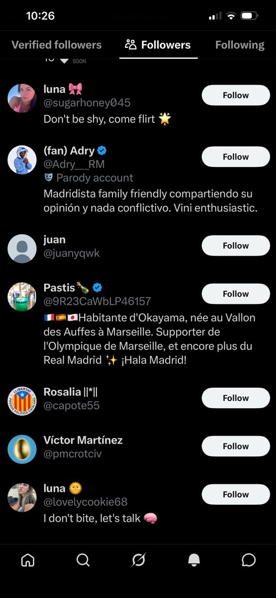 Andrech64383271's tweet photo. @pepedetousa @JanMB_RM @Adry___RM HAHAHAHAHAHAHA TAMBIÉN TU VIENDO NOPPR AQUÍ que edad tiene. “Dont be shy , come flirt “ I don’t bite , let’s talk “ Dan pena ajena señores hay q salir a conocer el mundo real no solo aquí o TikTok pura Manuela se la llevan los dos por eso se hicieron mejores amigos rápido 🤣🤣🤣 https://t.co/warTS4QNRn