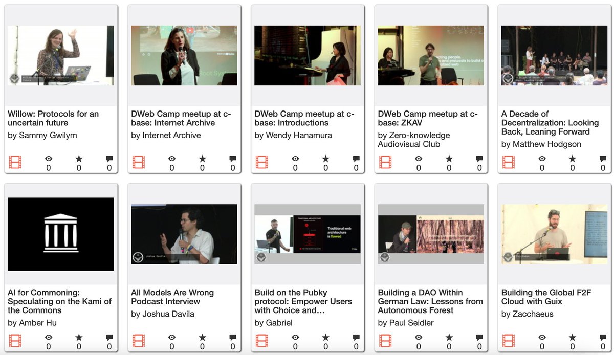 GETDWeb's tweet photo. 🎥 The videos you’ve been waiting for are finally here!

DWeb Camp 2026: Root Systems videos are now up on the DWeb Camp video page! 🌱🏕️

Relive the talks, ideas and conversations from camp and catch up on anything you missed. https://t.co/7pQmQsdeeW
