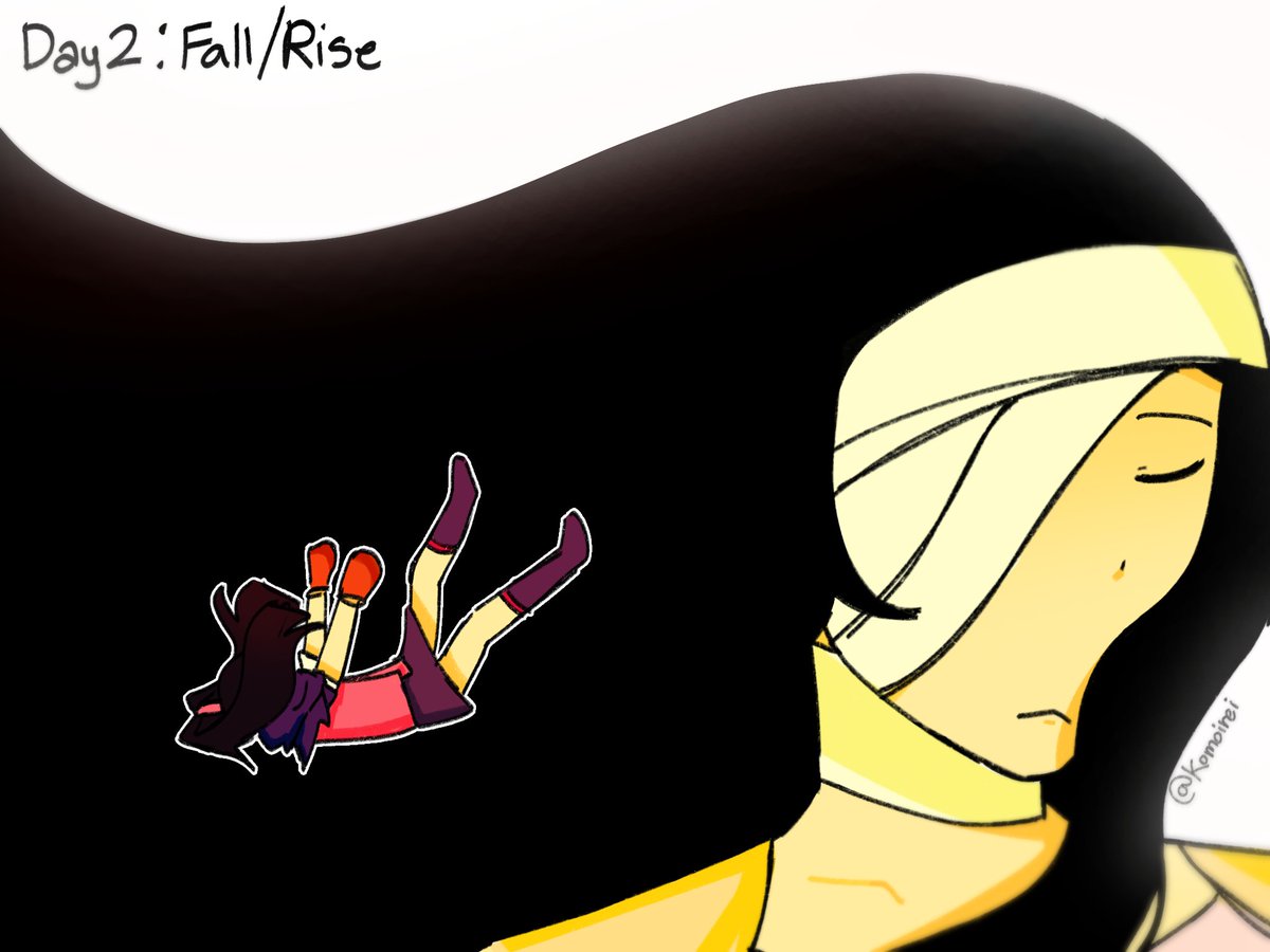 komoirei's tweet photo. day 2 : fall/rise

totally didn't sleep the whole day and rushed this....
#aceattorney #aceattober26 https://t.co/8tqSM141I6