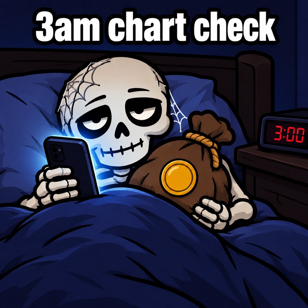 bagbonescoin's tweet photo. 3am chart check. you know who you are. 💀 https://t.co/LxGXtMXQsE