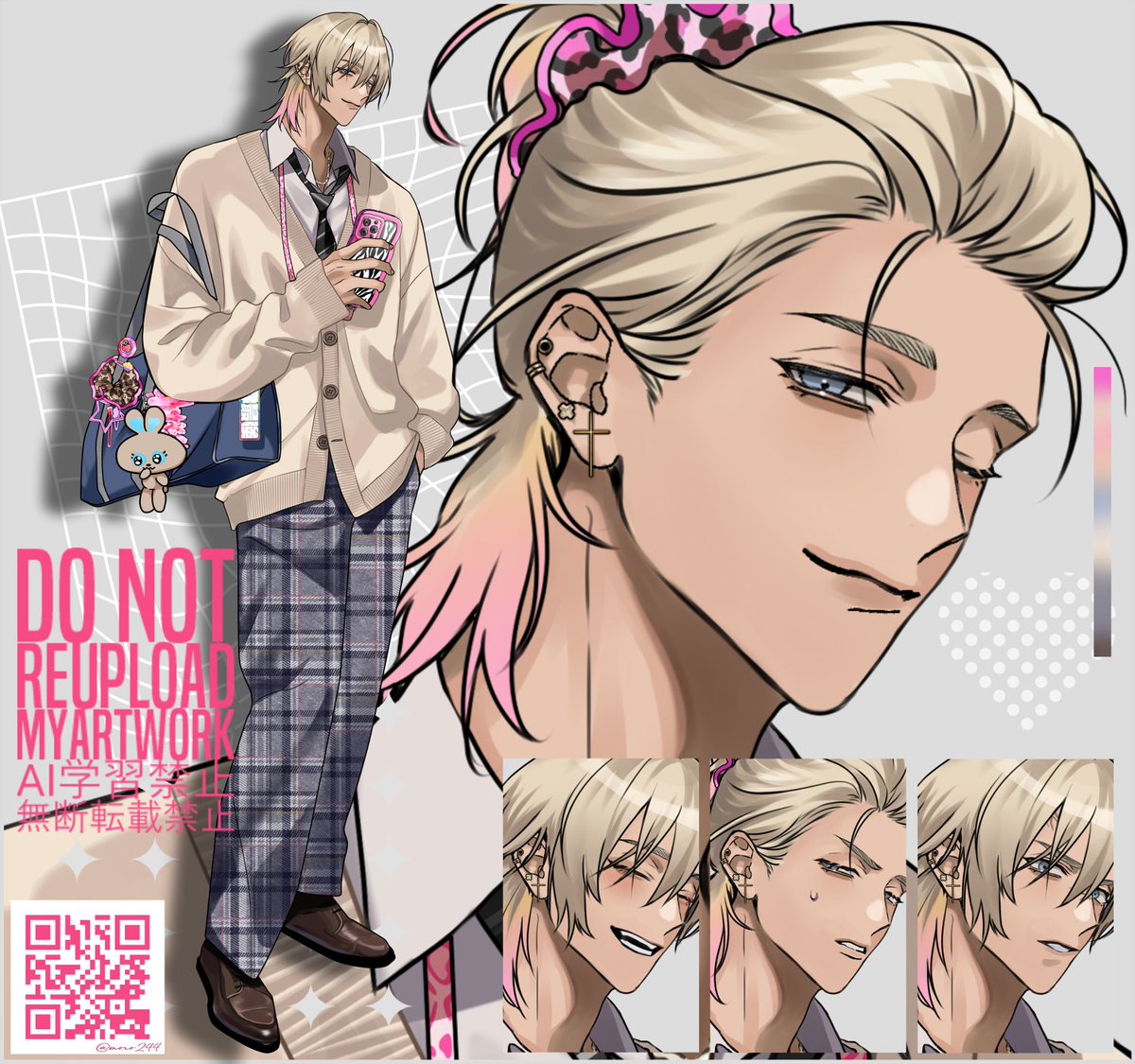 moro_244's tweet photo. オークションに出品しました！即決有で10月6日0時ぴったりまでですよろしくお願いします。
商品名：Adopt05　ギャル男【PSD納品】 https://t.co/7Ww8Unkr4V #つなぐ https://t.co/wTTh7yiTYK
