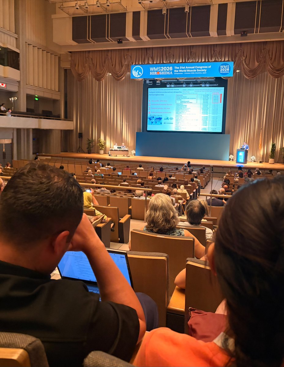 Servier's tweet photo. 🌏 First time at #WMS2026 in Hiroshima! More than a congress presence, it marks another step in our commitment to the rare neurology community. 
At Servier, the acquisition of @EdgewiseTx 's Muscular Dystrophy Business strengthens our commitment to rare neurological disorders and advancing innovation for people living with Duchenne and Becker muscular dystrophies.
🔗 https://t.co/OWoTI2O7Ql
#WMS2026 #neurology #WeAreServier #MovedByYou