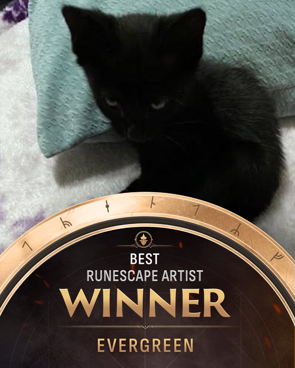 RuneFest's tweet photo. 🎨 Bringing our favourite worlds to life in their own wonderful ways, these artists have given us so much to celebrate this year!

Here are our winners...🥁
Evergreen for Best RuneScape Artist
@theskulled for Best OSRS Artist
@MissyTheBaker1 for Best Dragonwilds Community Artist https://t.co/WAsLYS0C3H