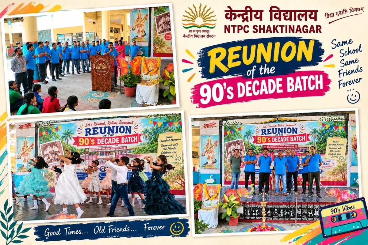 KShaktinagar's tweet photo. Glimpse of Alumni meet held at KV NTPC Shaktinagar. 
#kvs https://t.co/cHFJsUxSRL