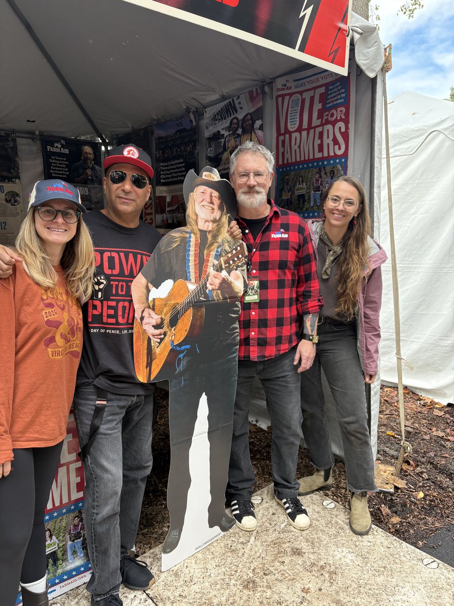 FarmAid's tweet photo. We’re at @pttpfest to talk about how to use your vote to help shape a better future for our farm and food system — stop by! https://t.co/5wiQvc76gI