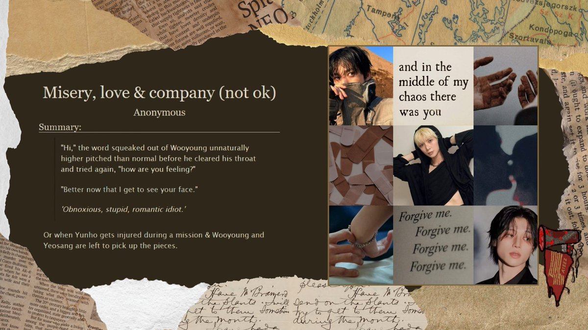 atzfest's tweet photo. Misery, love &amp; company (not ok)

yvnwccsang

🩹 world Z
🩹 hurt/comfort
🩹 light angst
🩹 wccyoung needs a hug

https://t.co/WAdTNxAXb1 https://t.co/kauXANRd2E