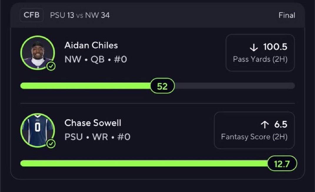 ParlayQween09's tweet photo. PrizePicks CFB 2nd half slips incoming today. Be ready 🫡

✅✅ hit only play last night

#NBA 🏀 | #WNBA | #CBB 🏀 |  #PrizePicks 🔐 | #PROPS | #mlbthreads📋 | #trending| #MLB ⚾ | #Gambling𝕏 | #Parlay
#Sportsbetting https://t.co/jPePFt4uBJ