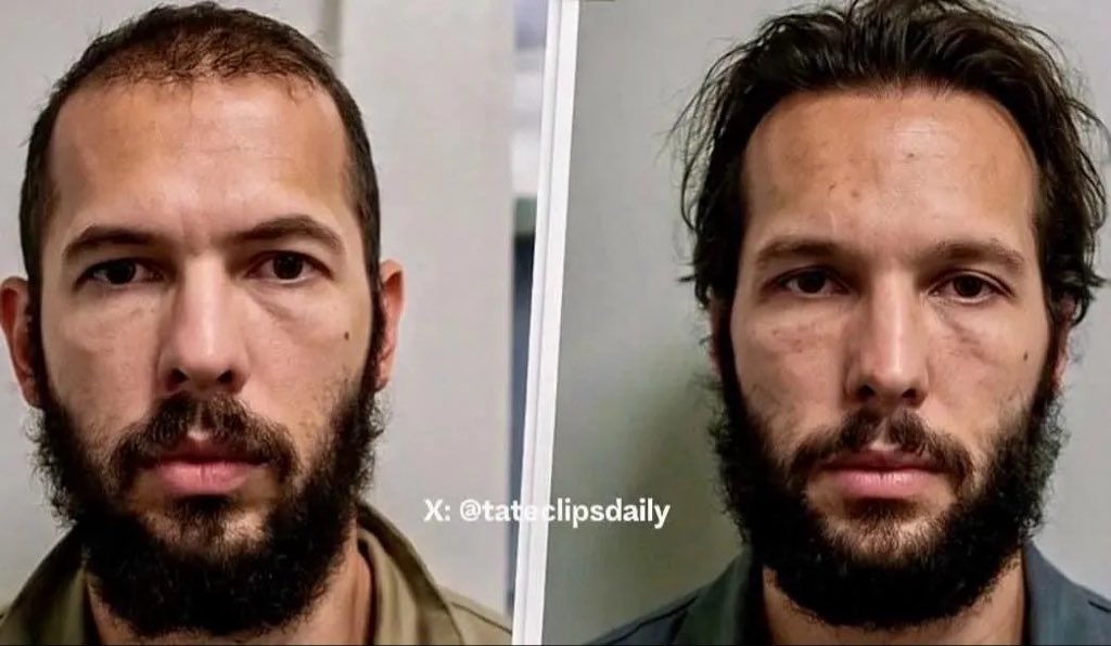 Rosaria__lxm's tweet photo. NEWS: Andrew Tate and Tristan are facing brutal conditions in a Miami jail. Their lawyer reports they are locked in a freezing, roach-infested cell with no AC and no hot water. https://t.co/oyBODX57rx