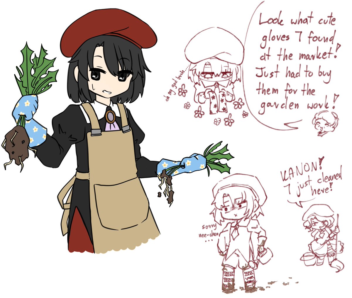 lideqqq's tweet photo. Day 3 - garden
Garden work is tough work....
#umineko #umitober2026 #umitober https://t.co/pOCDERtxFT